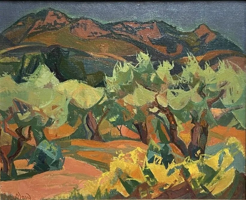 André Breuillaud — paysage à Caromb (1941)